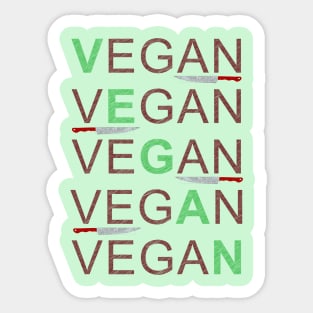 Vegan Funny Sticker